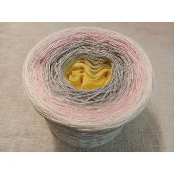 Příze Marie 3-nitka 1000m s hedvábím (Duhové klubko s hedvábím Marie)