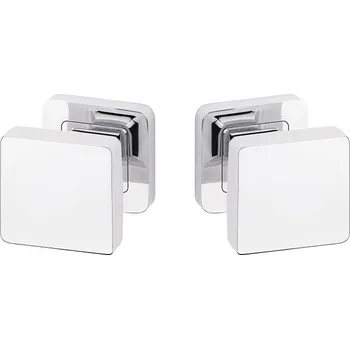 Dveřní kování Koule čtvercová chrom pár GKCHAO