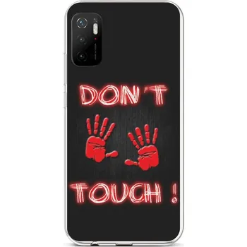 Pouzdro na mobilní telefon Kryt Xiaomi Poco M3 Pro silikon Don´t Touch Red (obal neboli pouzdro na Xiaomi Poco M3 Pro)