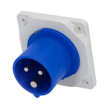 Elektrická zásuvka Famatel Přívodka vestavná 13631 IP54/230V/16A/3P 6h, přímá - SpeedPRO