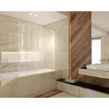 Sprchový závěs wela SPRCHOVÉ ZÁVĚSY PEVA 3D QUADRO W13100 šířka x výška: 120 x 200