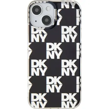 Pouzdro na mobilní telefon DKNY Checkered Pattern kryt pro iPhone 14 - černý