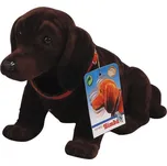 Pes s kývací hlavou tmavě hnědý 27 cm