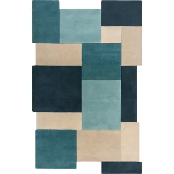 Koberec Flair Rugs Kusový koberec Abstract Collage Teal Rozměry koberců: 150x240