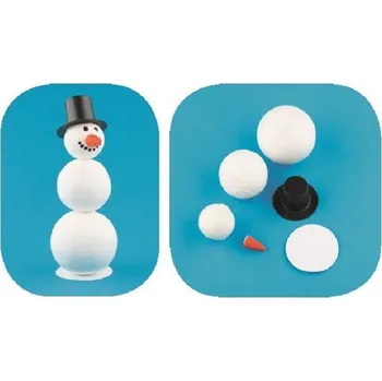 Volný čas Vyrob si sněhuláka z buničiny