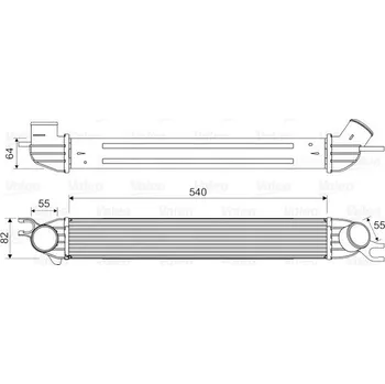 Chladič motoru Chladič turba VALEO 818580