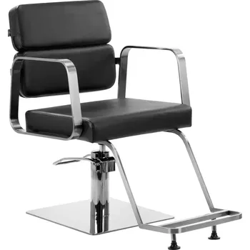 Kadeřnické křeslo Kadeřnické křeslo PORTO SILVER - černé