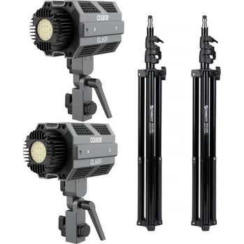 Studiové světlo COLBOR SET3 2xCL60R LED + 2x stativ SLS-220