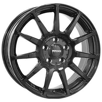 Alu kolo Alu kola MONACO WHEELS RALLYE, 17x7 4x100 ET40, černá lesklá