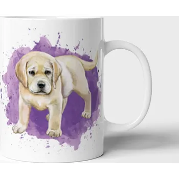 Hrnek Zlatý retrívr - Žlutá