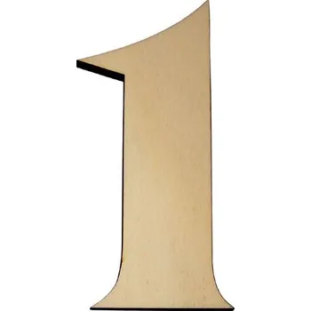 Domovní cedule Domovní číslo popisné Dřevěné přírodní - č.1