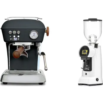 Kávovar Ascaso Dream PID, Anthracite + Eureka Helios 75, white