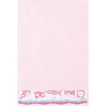 Ručník DARRÉ Bavlněný ručník Mořské panny - růžová Velikost: ručníček 30 x 50