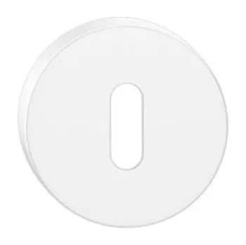 Dveřní kování Dolní štít na klíč CORONA O- Bílý matný