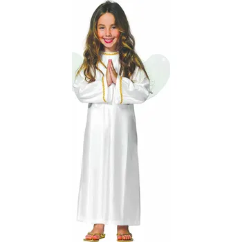Karnevalový kostým Guirma Šaty Anděl s křídly dětský kostým Velikost: 3 – 4 roky