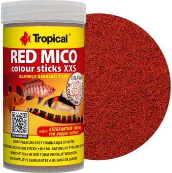 Krmivo pro rybičky Tropical Red Mico Colour Sticks XXS 250 ml
