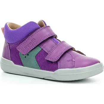 Dívčí tenisky Superfit Superfree Nappa Lila/Grün barefoot boty Velikost boty (EU): 22, Vnitřní délka boty: 145, Vnitřní šířka boty: 61