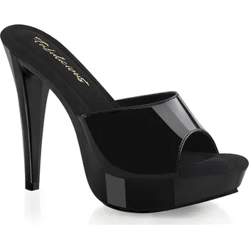 Dámské erotické boty Pleaser Cocktail-501 Blk/Blk Velikost 35