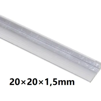 Stavební profil Hliníkový L profil 20x20x1,5mm