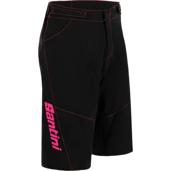 Dámské kraťasy Dámské kraťasy SANTINI Selva Black-pink - XXL
