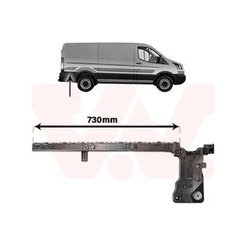 Karosérie Držák, nárazník VAN WEZEL 1991536