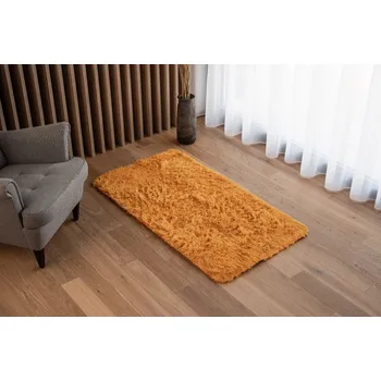 Koberec Plyšový kusový koberec BEST - ORANŽOVÝ Rozměr koberce: 140x200 cm