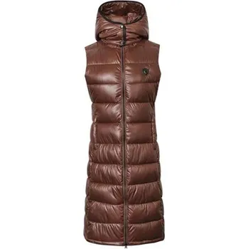 COVALLIERO Vesta dámská prošívaná zimní 2023 - hnědá, vel. S