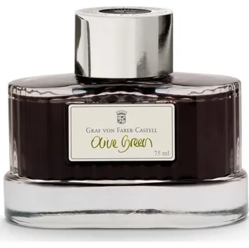 Náplň do psacích potřeb Graf von Faber Castell GvFC Olive Green, zelený dokumentní inkoust 141015