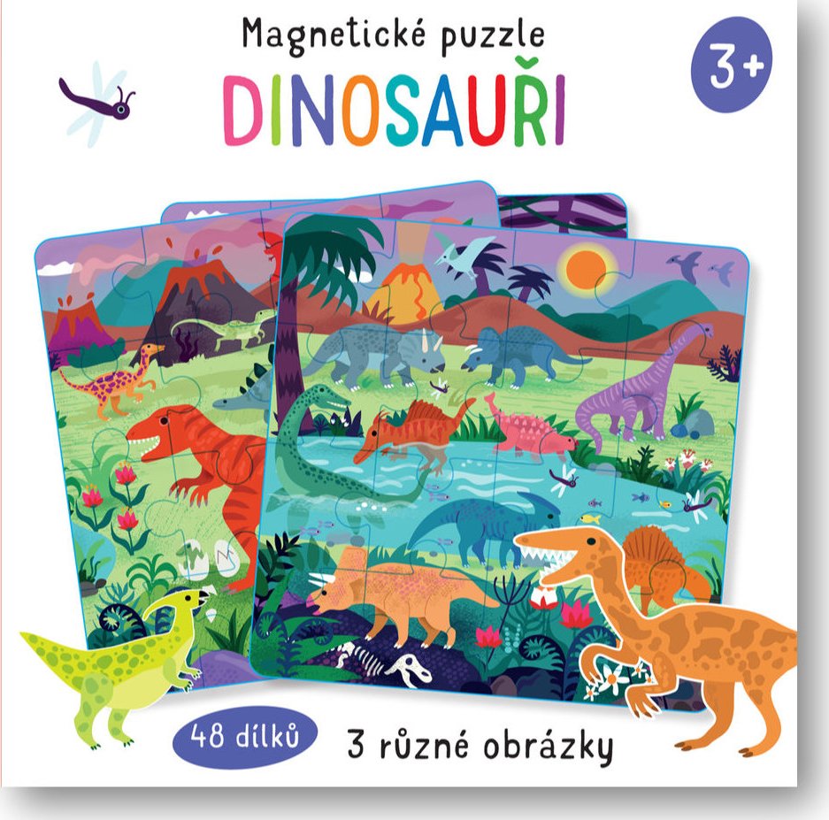 Svojtka Magnetické puzzle Dinosauři