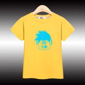 Dívčí tričko Roblox Dětské bavlněné tričko "Roblox" se svítícím obrázkem Barva: Žlutá, Velikost: 110/ 4 roky