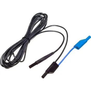 elektrický kabel Sonel 5,0 m černý kabel 1 kV (banánkové zástrčky, stíněný)