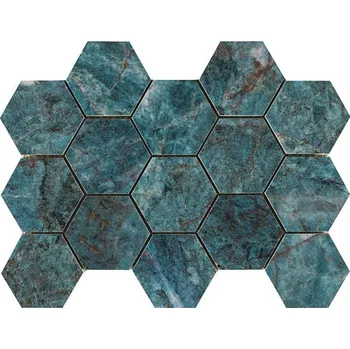 Stavební materiál EBS Lux hexagon 22,5x32,5 kionia smeraldo lesklý 086.297.0519.05154