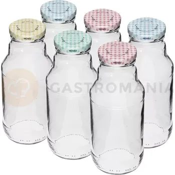 Láhev twist-off na džus 330 ml s uzávěrem fi 43 mm - 6 ks. | BROWIN, 631330