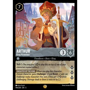 Sběratelská karetní hra Arthur 194/204 - Shimmering Skies Typ karty: Standard