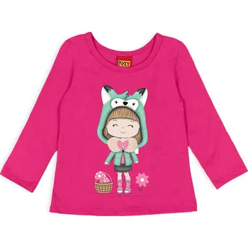 Dívčí tričko Dívčí tričko KYLY HOLČIČKA růžové Velikost: 92