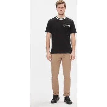 Tommy Hilfiger T-Shirt Laurel Tipped Tee MW0MW33681 Černá Regular Fit S