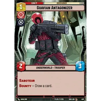 Sběratelská karetní hra Guavian Antagonizer 134/262 - Shadows of the Galaxy Extra Typ karty: Foil
