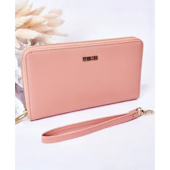 Peněženka Velká Kožená Peněženka Big Star HH674004 Barva: Růžová, Velikost: ONE SIZE