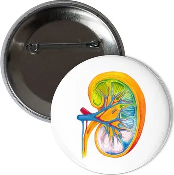 Odznáček s potiskem Ledvina odznáček