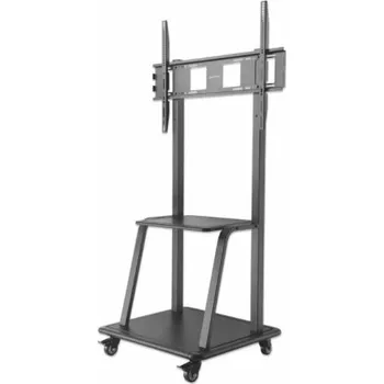 Televizní držák Manhattan univerzální TV vozík, Universal Heavy Duty TV Cart, 37" až 100" TV, černá