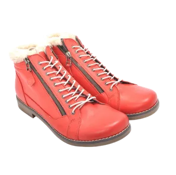 Dámská zimní obuv Iberius 051-0509 červená, vel. 39