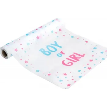 Party dekorace Chaks Behúň Baby Shower - Boy or Girl