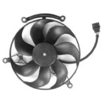 Motor automobilu Větrák, chlazení motoru VAN WEZEL 5825747