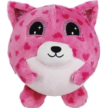 plyšák Nafukovací plyšový kamarád - Medvídek růžový 23cm