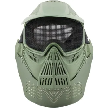 Potápěčská maska Royal Gun Celoobličejová maska s ocelovou síťkou, olivově šedá (2604VERDE)