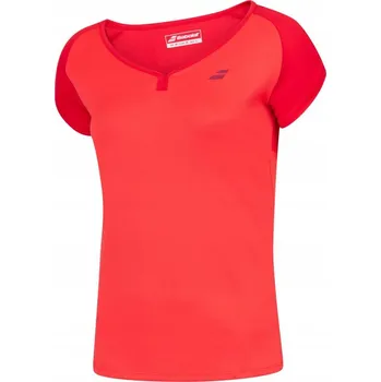 TRIČKO BABOLAT PLAY CAP SLEEVE TOP DÁMSKÉ RAJČATOVĚ ČERVENÉ M