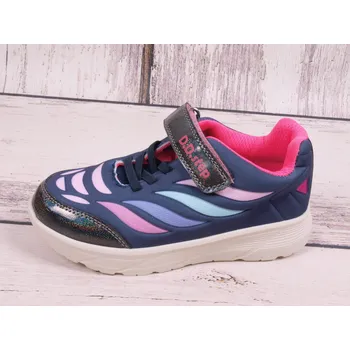 Dívčí tenisky Ultralehké tenisky D.D.step F083-42170B modré s růžovou velikost: 29