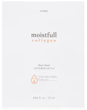 Pleťová maska ETUDE Moistfull Collagen hydratační plátýnková maska s kolagenem 25 ml