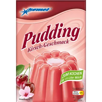 KOMET PUDING TŘEŠŇOVÝ 40g NĚMECKO!