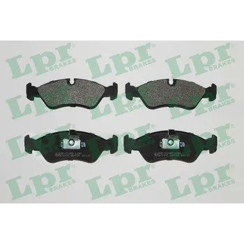 Brzdový systém Sada brzdových destiček, kotoučová brzda LPR 05P656